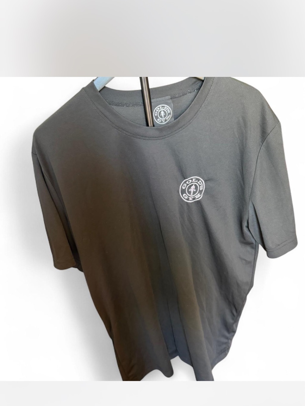 Gold's Gym Men's Black Short Sleeve Logo Tee